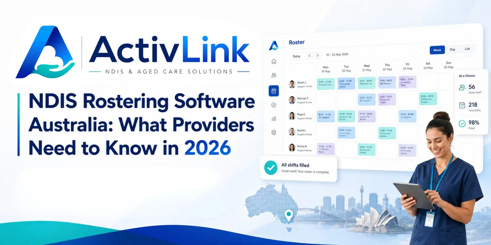 NDIS Rostering Software - Activlink