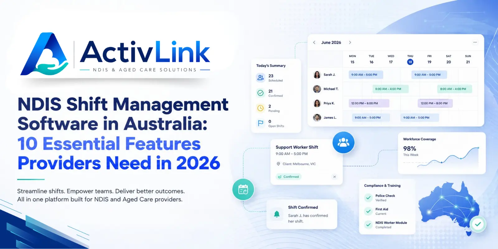 NDIS Shift Management Software - Activlink